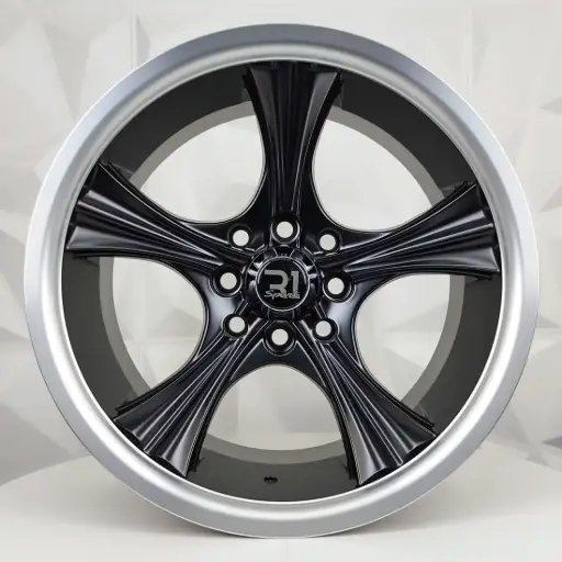 [158638] RIN 15X7.5 4-100/114.3 R1 SPORT RGW9957 MATTE BLACK+BLACK LIP ET10 CB73.1