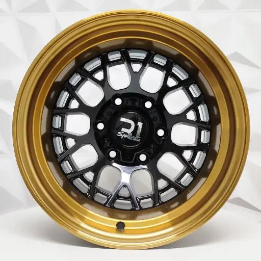 [158571] RIN 15X10 6-139.7 R1 SPORT RGW508 BLACK LIP+BRONZE+LIP* ET-44 CB110