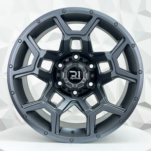 [174827] RIN 17X9 6-139.7 R1 SPORT QC1800 SEMI MATTE GUNMETAL ET0 CB110.1