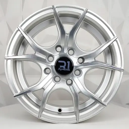 [134583] RIN 13X6 4-100/114.3 R1 SPORT QC5107 SILVER MACHINED FACE ET30 CB73.1