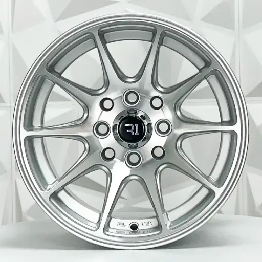 [144604] RIN 14X7 4-100/114.3 R1 SPORT QC1518 SILVER MACHINED FACE ET0 CB73.1
