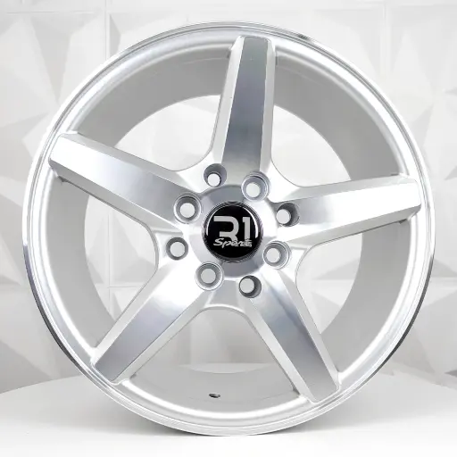 [154935] RIN 15X7 4-100/114.3 R1 SPORT QC5154 SILVER MACHINED FACE ET35 CB73.1