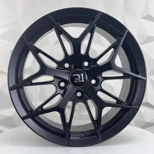 [169301] RIN 16X7 5-100 R1 SPORT GL114 MATTE BLACK ET35 CB73.1 
