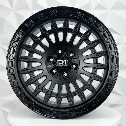 [206709] RIN 20X10 6-135/139.7 R1 SPORT 873 SATIN BF+GLOSS BL RIVETS ET-12 CB110