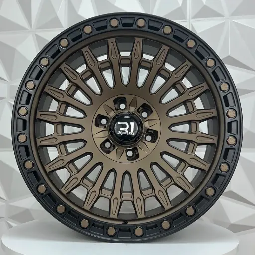 [206708] RIN 20X10 6-135/139.7 R1 SPORT 873 SATIN BRONZE FACE+SATIN BLACK LIP RIVETS ET-12 CB110