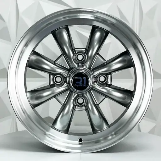 [150051] RIN 15X5.5 4-130 R1 SPORT A816 MI HYPER BLACK ET19.7 CB88.7