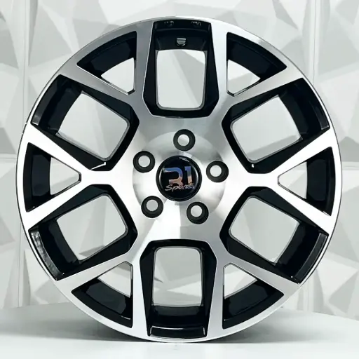 [150087] RIN 15X6.5 4-100 R1 SPORT 557 MACHINE BLACK ET35 CB73.1