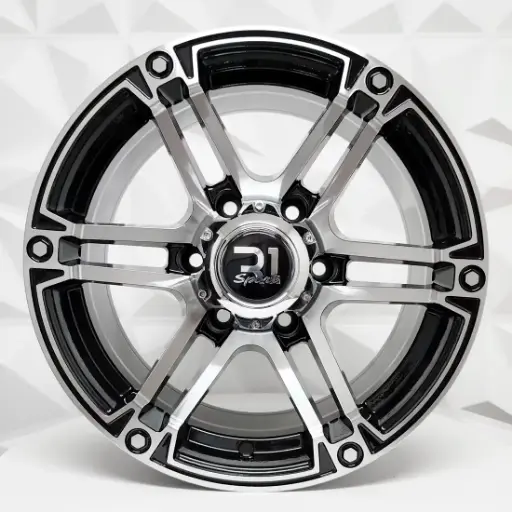 [160513] RIN 16X8 6-114.3 R1 SPORT 6975 MACHINE BLACK ET0 CB84