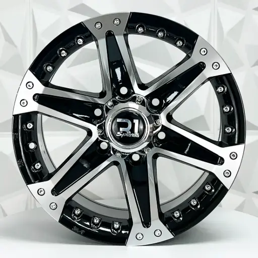 [160068] RIN 16X8 5-127 R1 SPORT 961 BLACK MACHINE FACE ET0 CB83