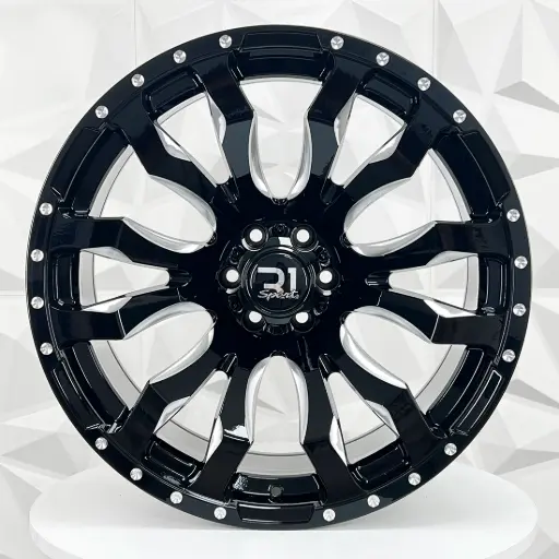 [204505] RIN 20X10 6-114.3 R1 SPORT QC1500 BLACK MACHINE FACE+MILLING ET0 CB83