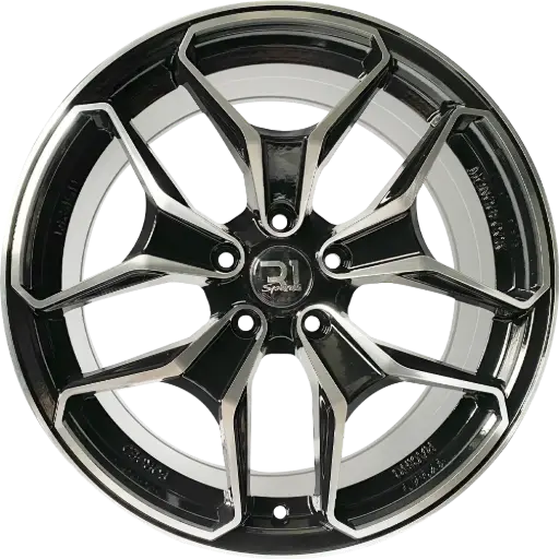 [180567] RIN 18X8 5-112 R1 SPORT 8941 BLACK MACHINE FACE ET40 CB73.1
