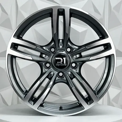 [174670] RIN 17X8 5-120 R1 SPORT QC5100 GUNMETAL MACHINE FACE ET35 CB72.6