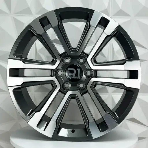 [220520] RIN 22X9 6-139.7 R1 SPORT FB668 GUNMETAL MACHINE FACE ET24 CB78.1