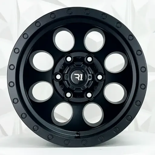 [154793] RIN 15X10 5-127 R1 SPORT QC812 MATE BLACK ET-44 CB83.1