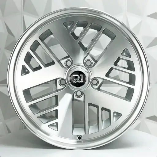 [171206] RIN 17X9 5-120.65 R1 SPORT YL13 SILVER MACHINE FACE ET12 CB70.8