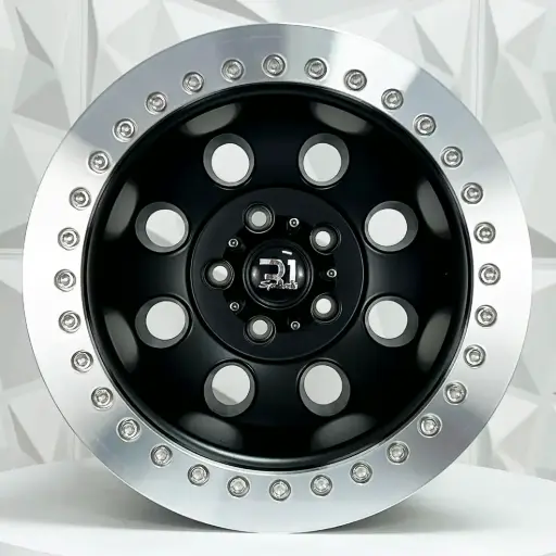 [151205] RIN 15X12 5-114.3 R1 SPORT 8047 SATIN BLACK ALUMINUM RING ET-70 CB73.1