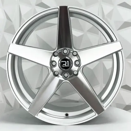 [171556] RIN 17X8 5-100 R1 SPORT DX427 SILVER MACHINE FACE ET35 CB73.1