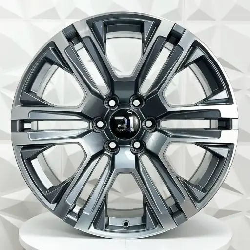 [229297] RIN 22X9 6-139.7 R1 SPORT UFO- 6108 GUNMETAL MACHINE FACE ET27 CB78.1