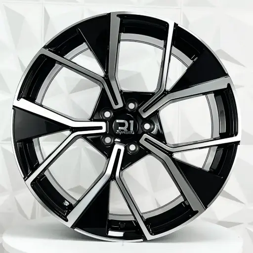 [208534] RIN 20X8.5 5-112 R1 SPORT VH2044 BLACK MACHINE FACE ET38 CB57.1