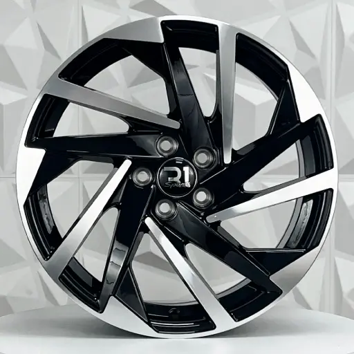 [198567] RIN 19X8 5-112 R1 SPORT VH2041 BLACK MACHINE FACE ET40 CB57.1