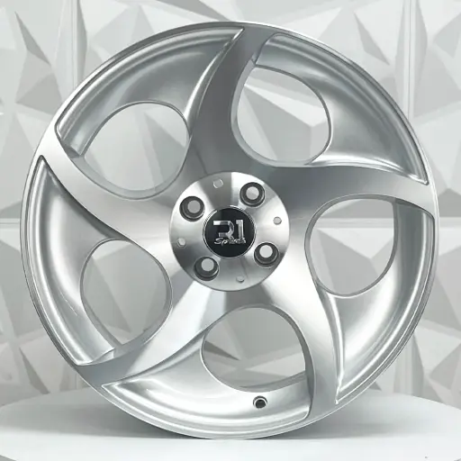 [186557] RIN 18X8.5 5-112 R1 SPORT X090 SILVER MACHINE FACE ET45 CB73.1