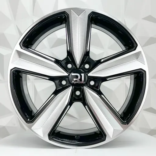 [156736] RIN 15X6.5 5-100 R1 SPORT HXX057B BMF MILLING SPOKE FACE WINDOW ET35 CB73.1