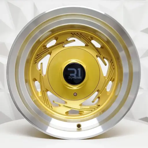 [147549] RIN 14X8 6-139.7 R1 SPORT JCW263 GOLD MACHINED ET-13 CB110