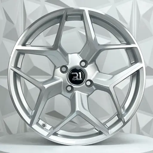 [178625] RIN 17X7.5 4-100 R1 SPORT FRRI01 SILVER MACHINE FACE ET35 CB73.1