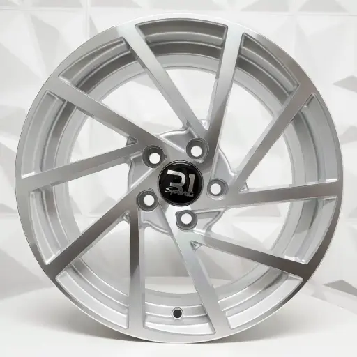 [151604] RIN 15X6.5 5-100 R1 SPORT DX345 SILVER MACHINE FACE ET30 CB73.1