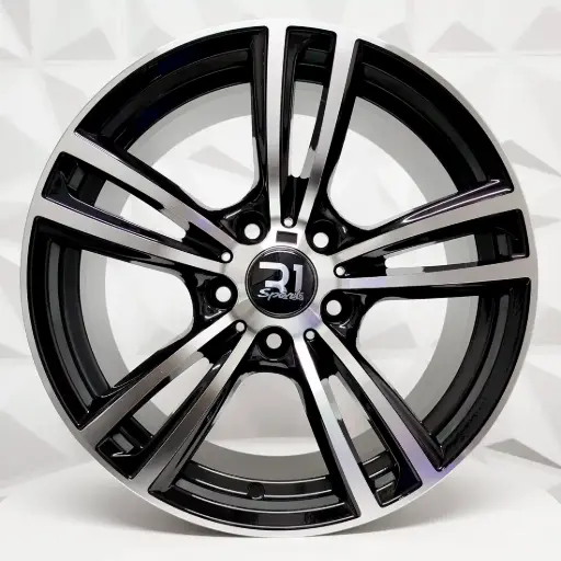 [176661] RIN 17X8 5-120 R1 SPORT 4045 BLACK MACHINE FACE ET35 CB72.6