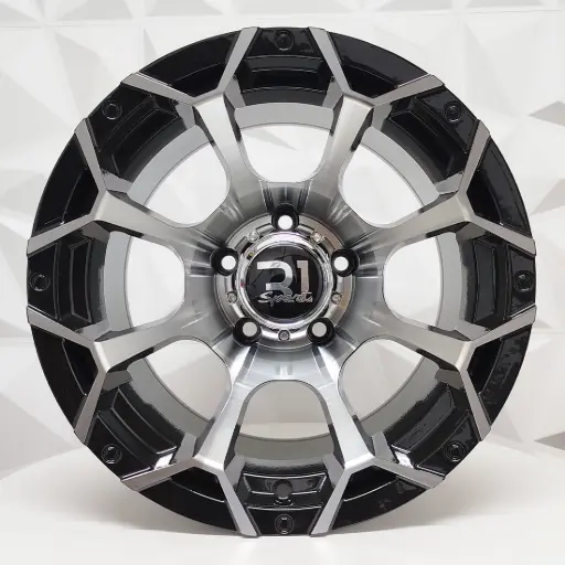 [151623] RIN 15X10 5-139.7 R1 SPORT DX656 BLACK MACHINE FACE ET-45 CB110