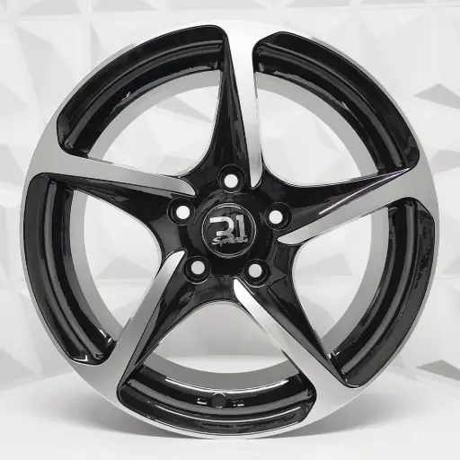 [161530] RIN 16X7 5-112 R1 SPORT DM304 BLACK MACHINE FACE ET40 CB73.1