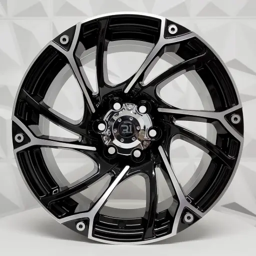[167570] RIN 16X7 6-114.3 R1 SPORT 672 BLACK MACHINE FACE ET0 CB66.1