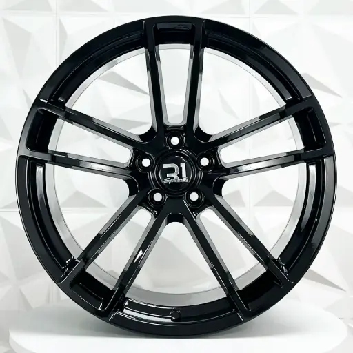 [200570F] RIN 20X9.5 5-115 R1 SPORT FA607F BLACK ET18 CB71.5