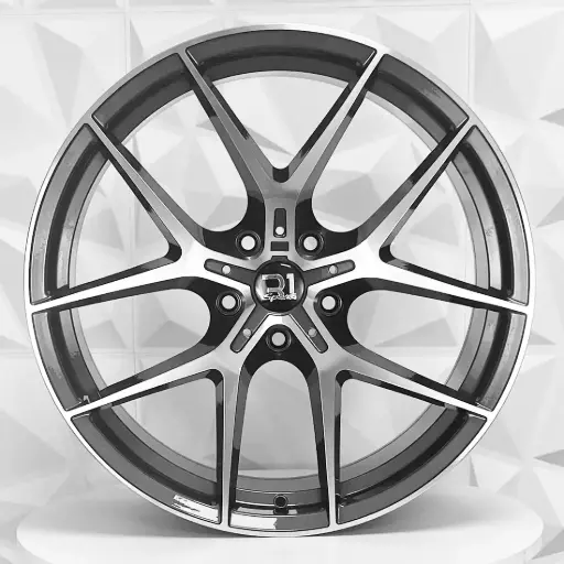 [200577F] RIN 20X8.5 5-120 R1 SPORT FA754 GUNMETAL MACHINE FACE ET40 CB72.6