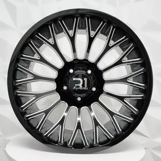 [221501] RIN 22X12 5-139.7 R1 SPORT 1014 BLACK MILLING ET-44 CB70.1